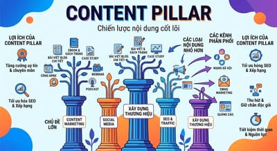 Content Pillar giup nguoi moi lam noi dung do bi y tuong hon