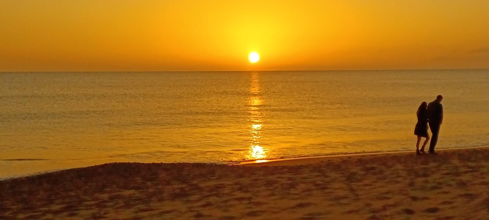 Couché de soleil, sur la côte vendéenne
