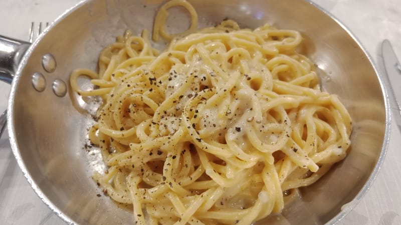 Tonnarelli cacio e pepe