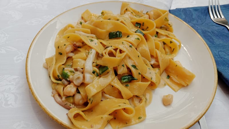 Fettuccine frutti di mare