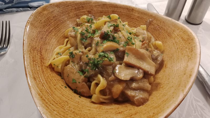 Fettuccine ai funghi porcini