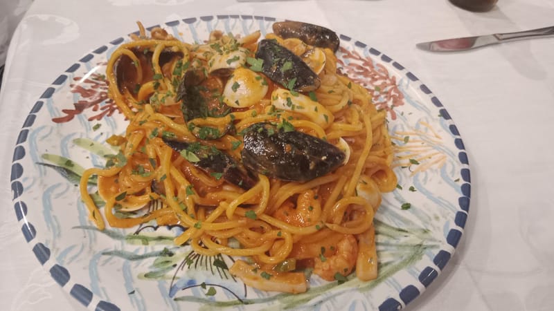 Tonnarelli allo scoglio