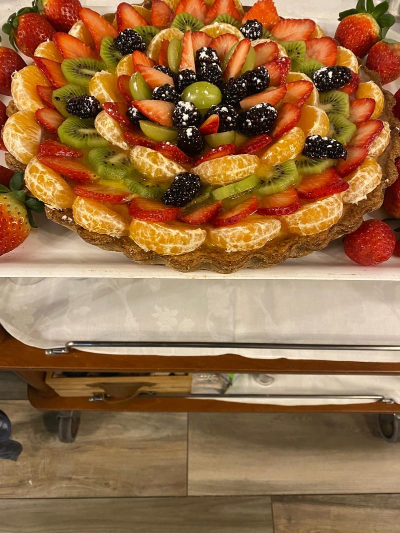 Dessert di frutta