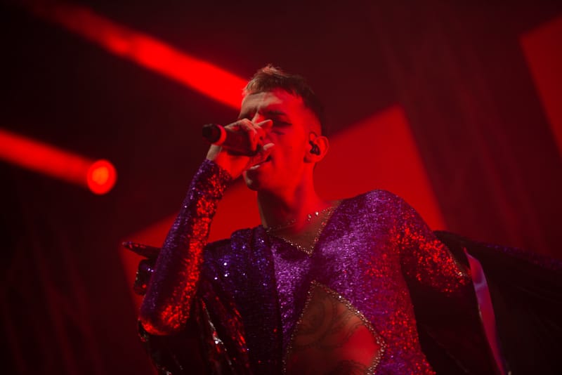 Achille Lauro live Teatro La Concordia