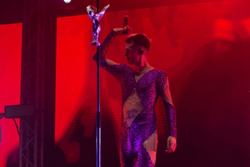 Achille Lauro live Teatro La Concordia