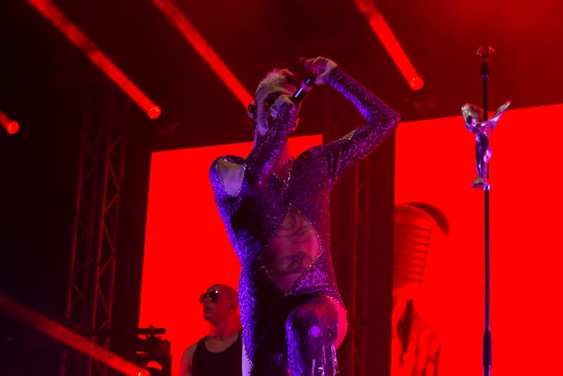 Achille Lauro live Teatro La Concordia