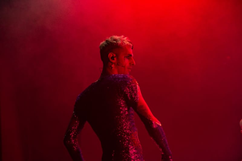 Achille Lauro live Teatro La Concordia