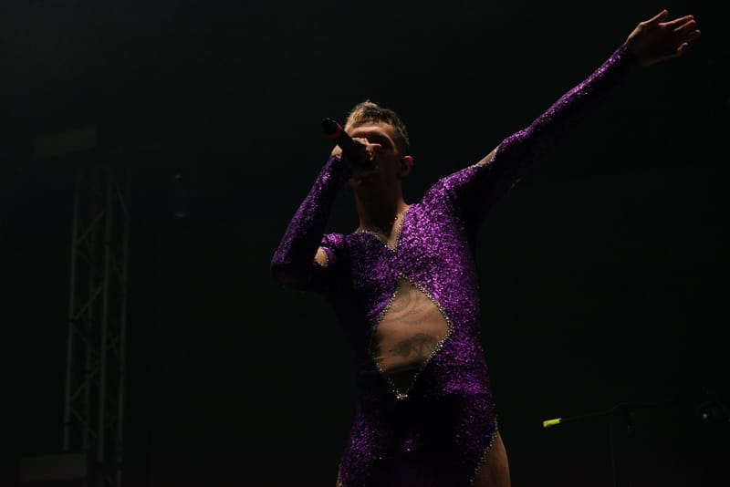 Achille Lauro live Teatro La Concordia