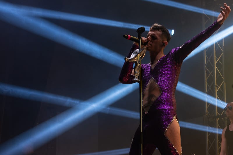 Achille Lauro live Teatro La Concordia