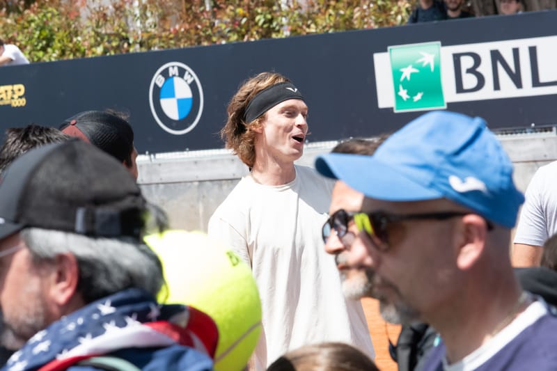 Andrey Rublev in Rome 2024