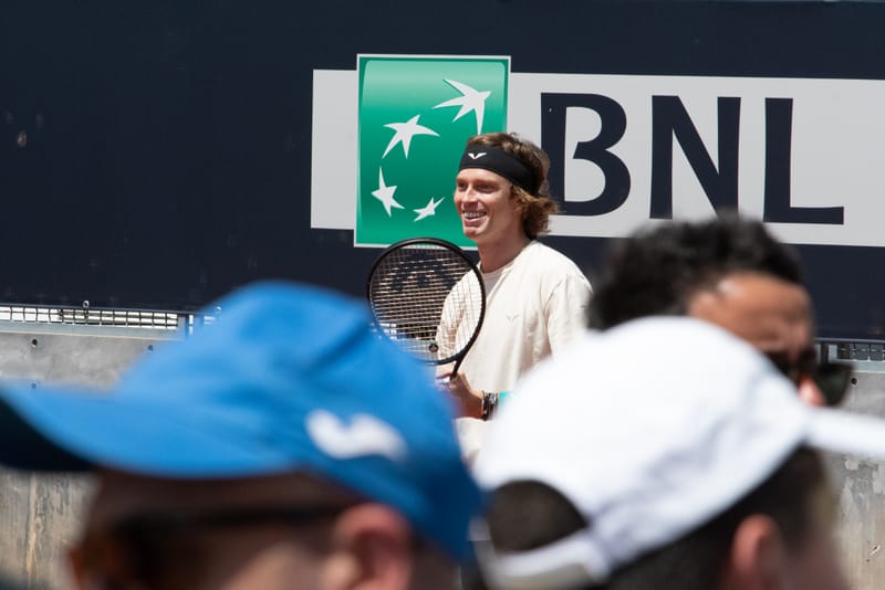 Andrey Rublev in Rome 2024