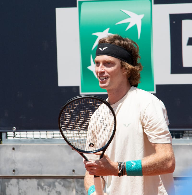 Andrey Rublev in Rome 2024