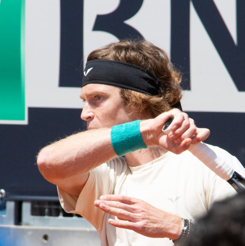 Andrey Rublev in Rome 2024