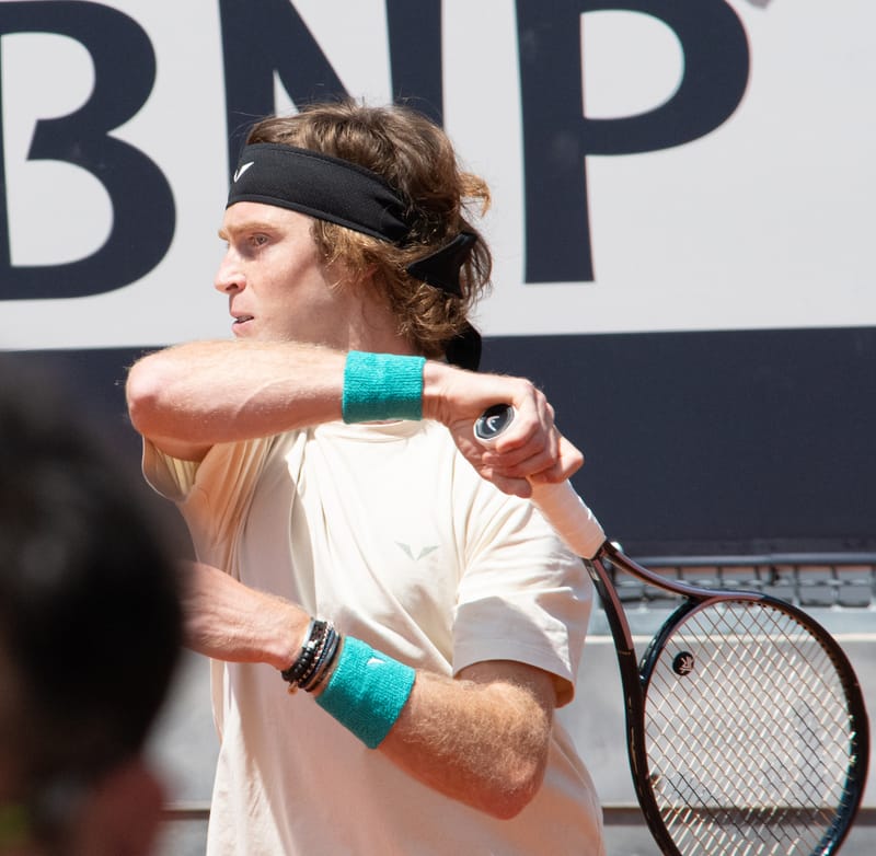 Andrey Rublev in Rome 2024