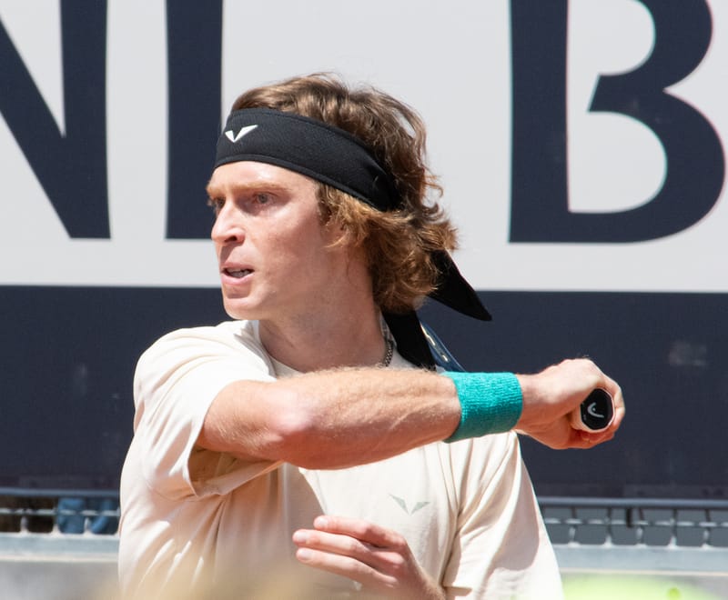 Andrey Rublev in Rome 2024