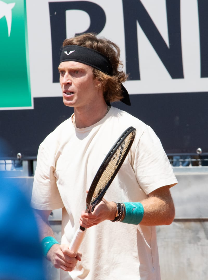 Andrey Rublev in Rome 2024