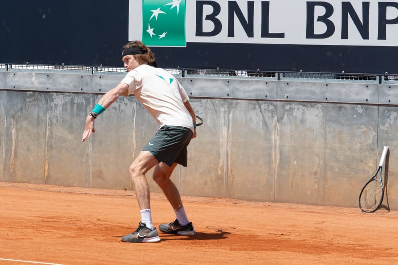 Andrey Rublev in Rome 2024