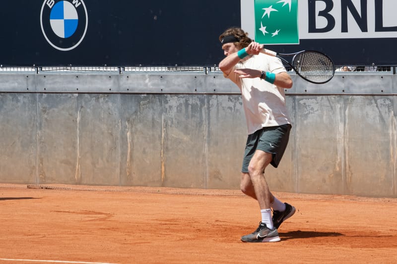 Andrey Rublev in Rome 2024
