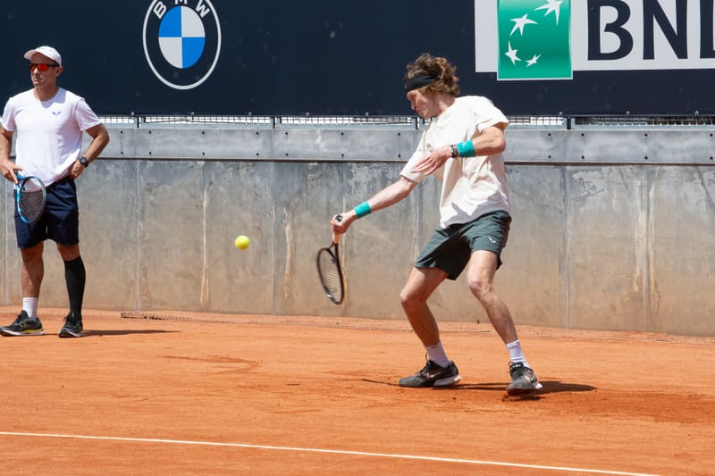 Andrey Rublev in Rome 2024