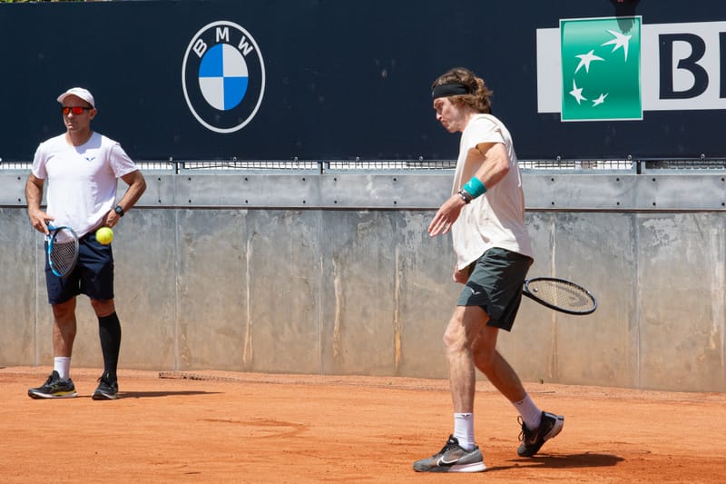 Andrey Rublev in Rome 2024