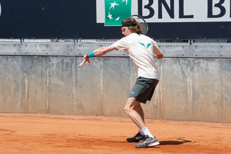Andrey Rublev in Rome 2024