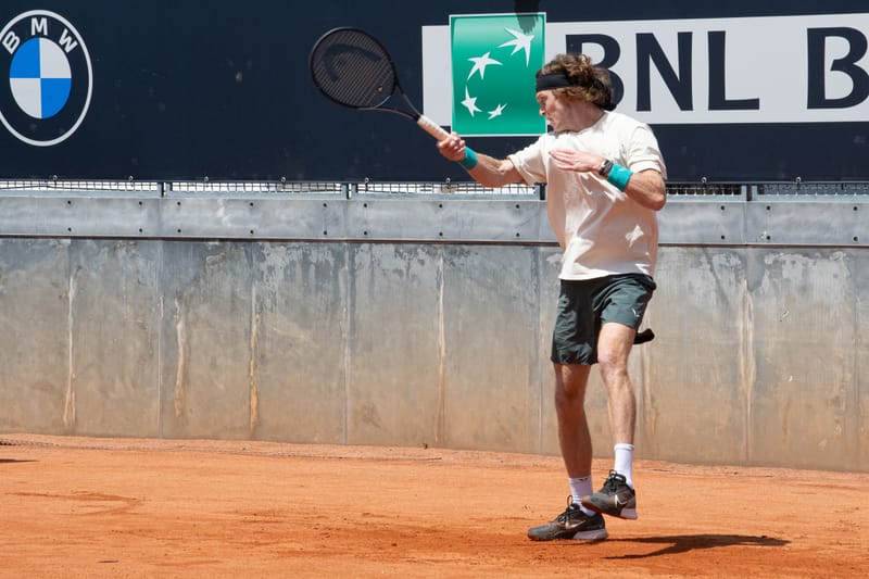 Andrey Rublev in Rome 2024