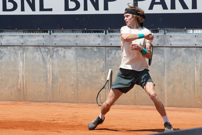 Andrey Rublev in Rome 2024