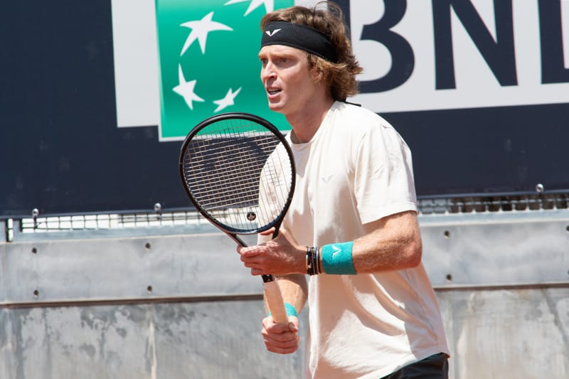 Andrey Rublev in Rome 2024