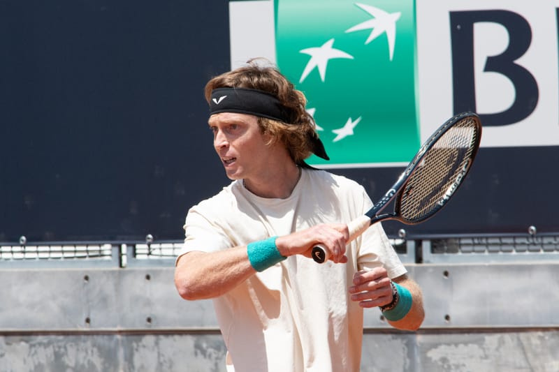 Andrey Rublev in Rome 2024