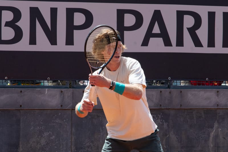 Andrey Rublev in Rome 2024