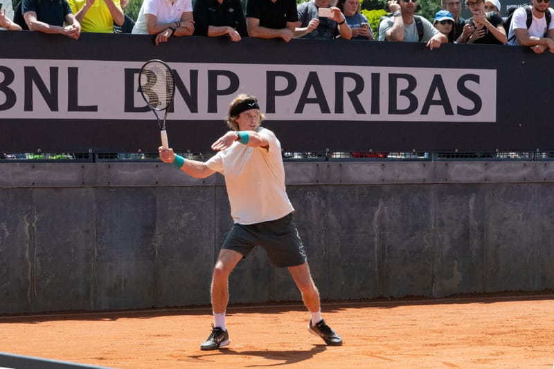 Andrey Rublev in Rome 2024