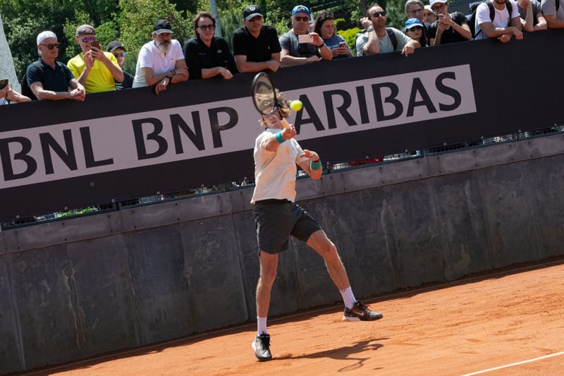 Andrey Rublev in Rome 2024