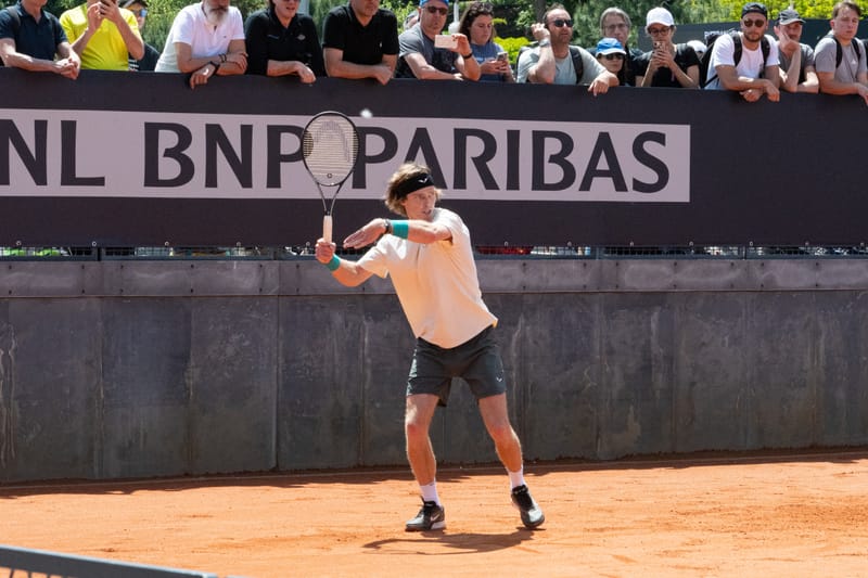 Andrey Rublev in Rome 2024