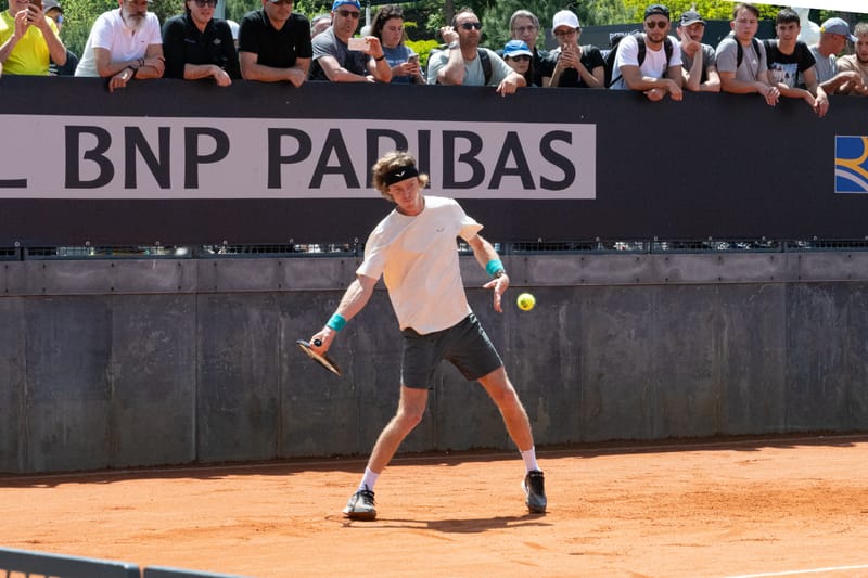 Andrey Rublev in Rome 2024