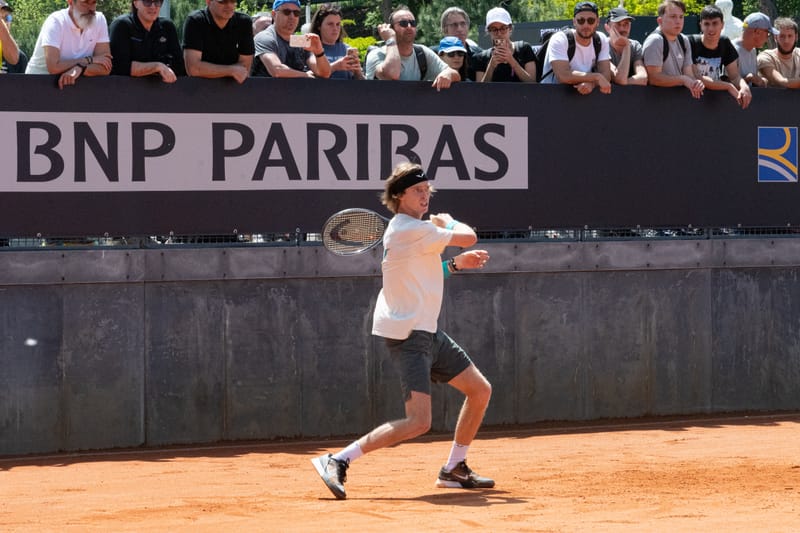 Andrey Rublev in Rome 2024