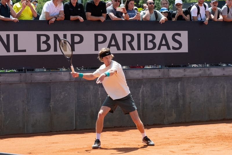 Andrey Rublev in Rome 2024