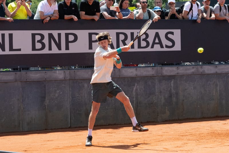 Andrey Rublev in Rome 2024