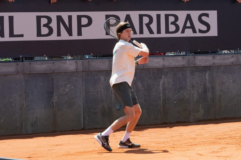 Andrey Rublev in Rome 2024