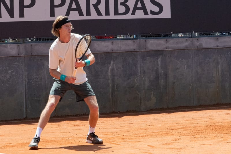 Andrey Rublev in Rome 2024