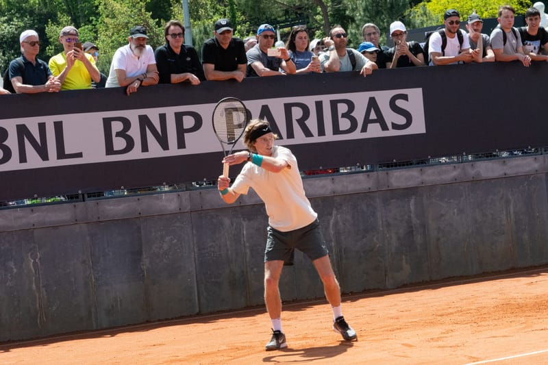 Andrey Rublev in Rome 2024