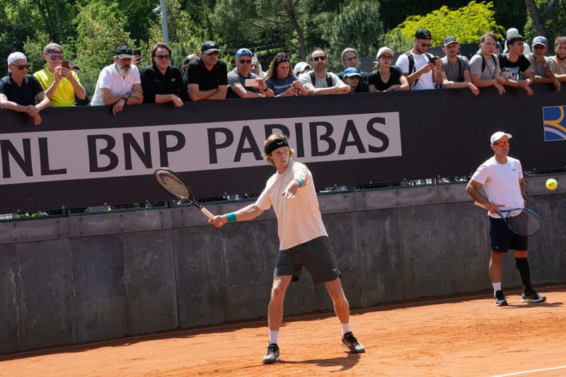 Andrey Rublev in Rome 2024