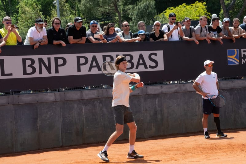 Andrey Rublev in Rome 2024