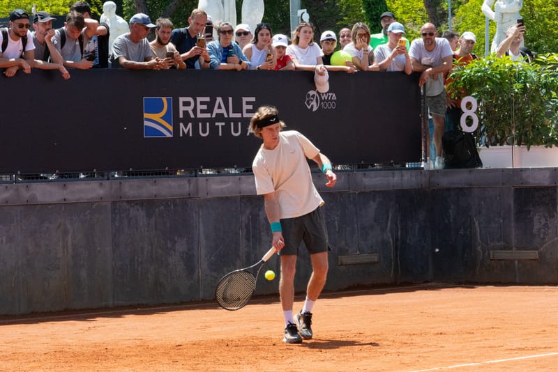 Andrey Rublev in Rome 2024