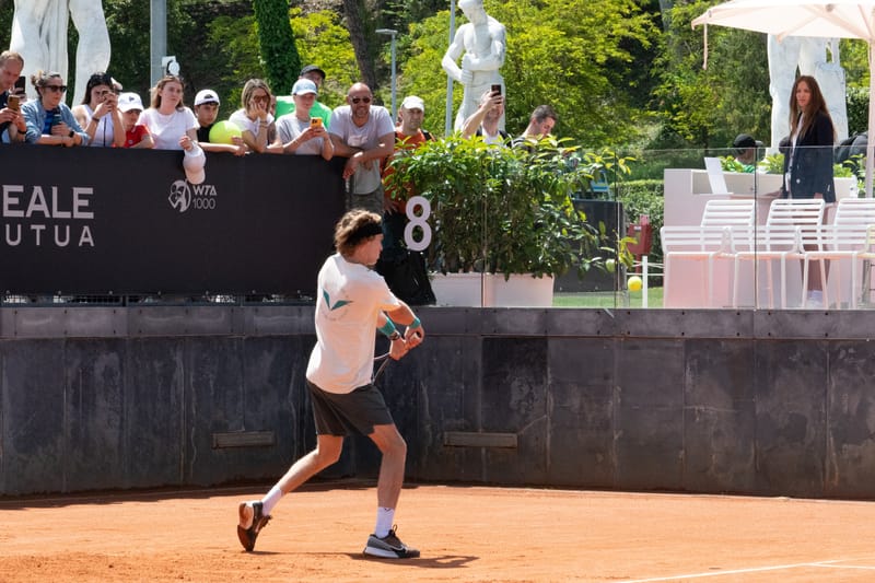 Andrey Rublev in Rome 2024
