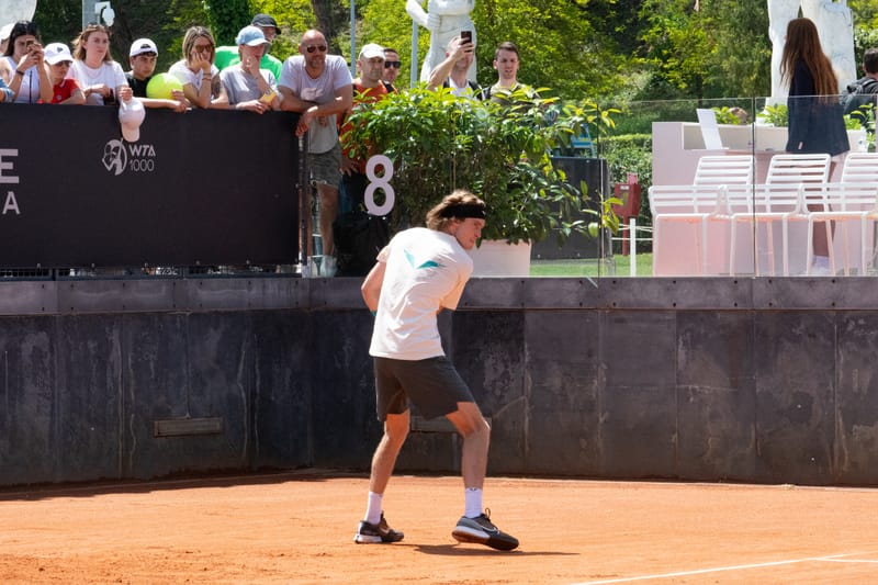 Andrey Rublev in Rome 2024