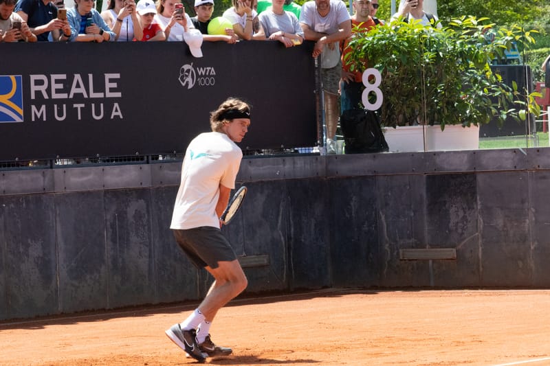 Andrey Rublev in Rome 2024