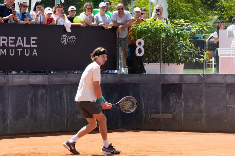 Andrey Rublev in Rome 2024