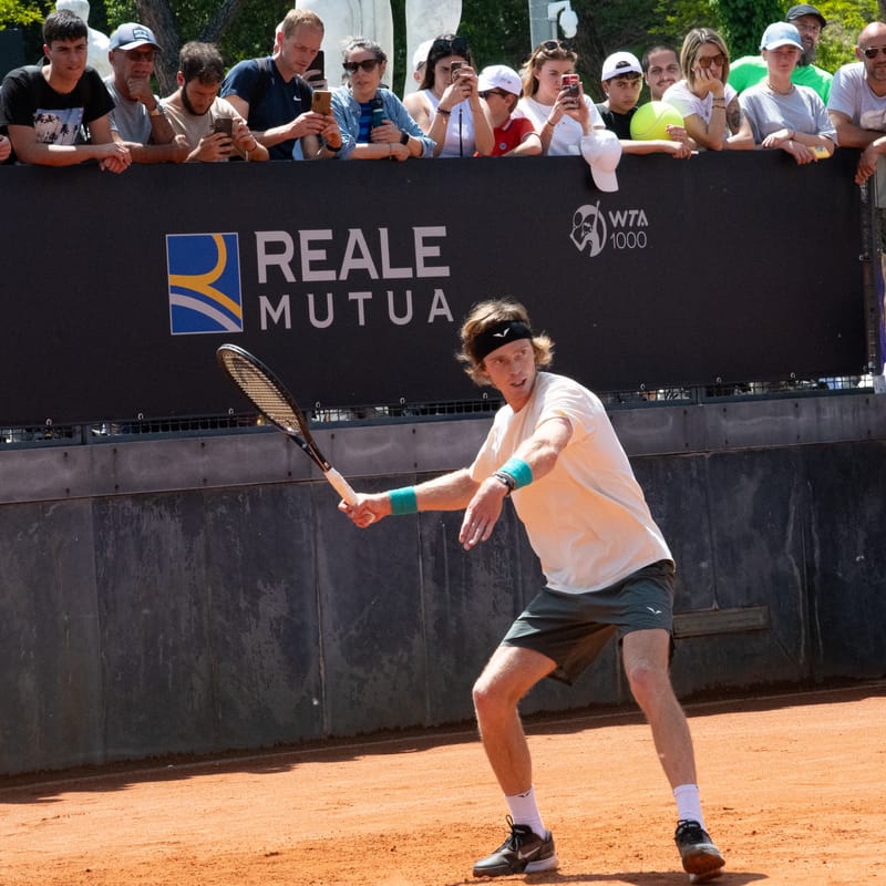 Andrey Rublev in Rome 2024