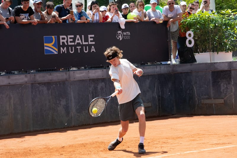 Andrey Rublev in Rome 2024