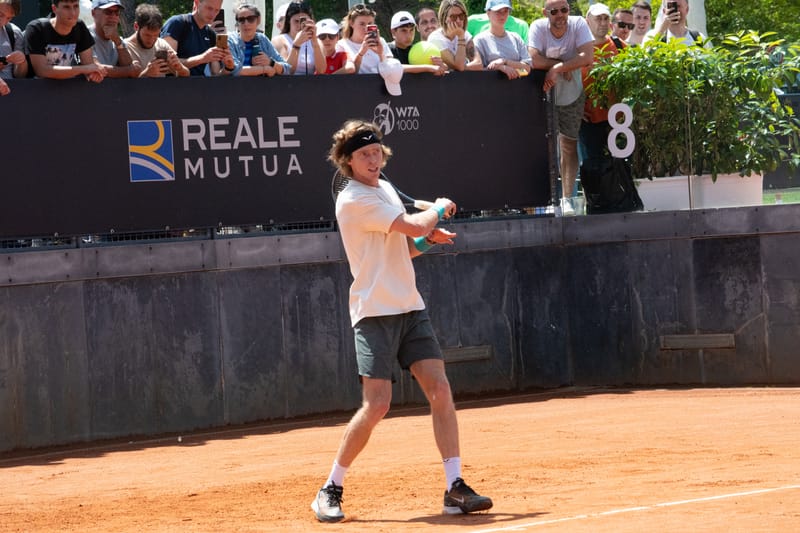 Andrey Rublev in Rome 2024